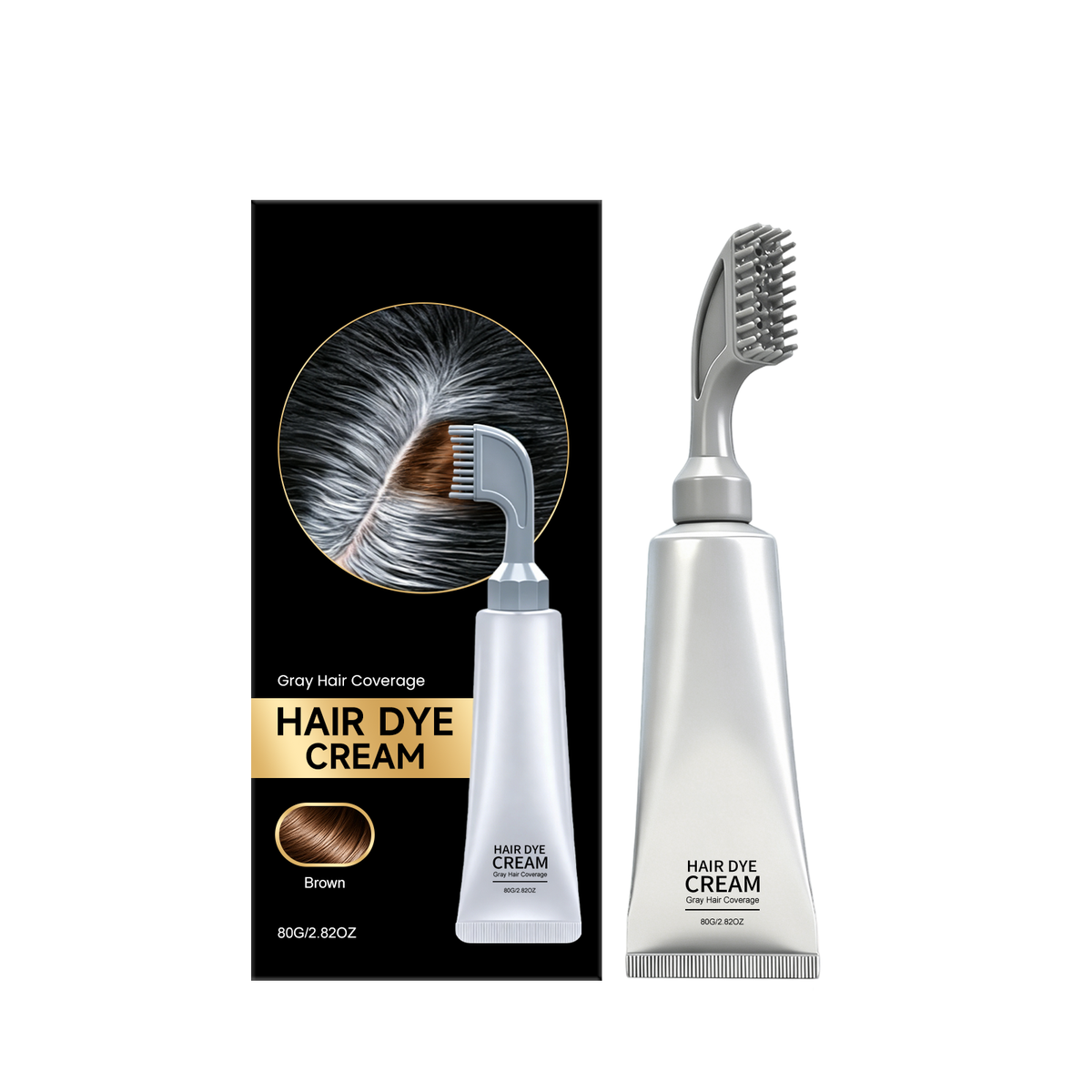 š„Hot sell TODAY | Instant Gray Coverage Hair Dye Comb for Men & Women