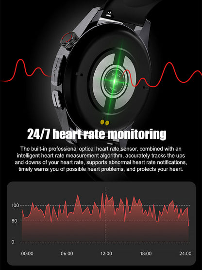 ⌚ Military AI Smartwatch | 30-Day Battery | 24/7 Health Monitor | Satellite Call | IPX7 Waterproof 📱