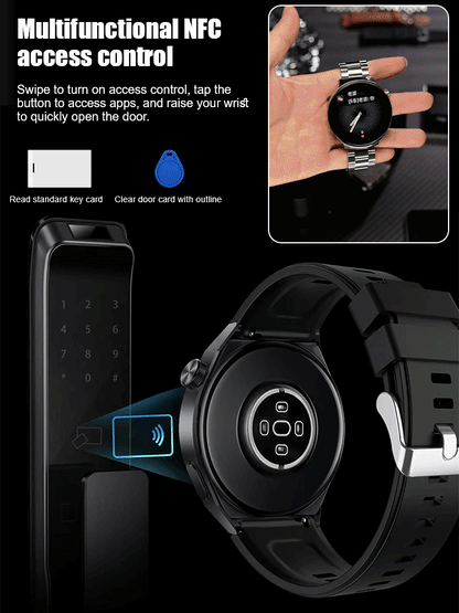 ⌚ Military AI Smartwatch | 30-Day Battery | 24/7 Health Monitor | Satellite Call | IPX7 Waterproof 📱